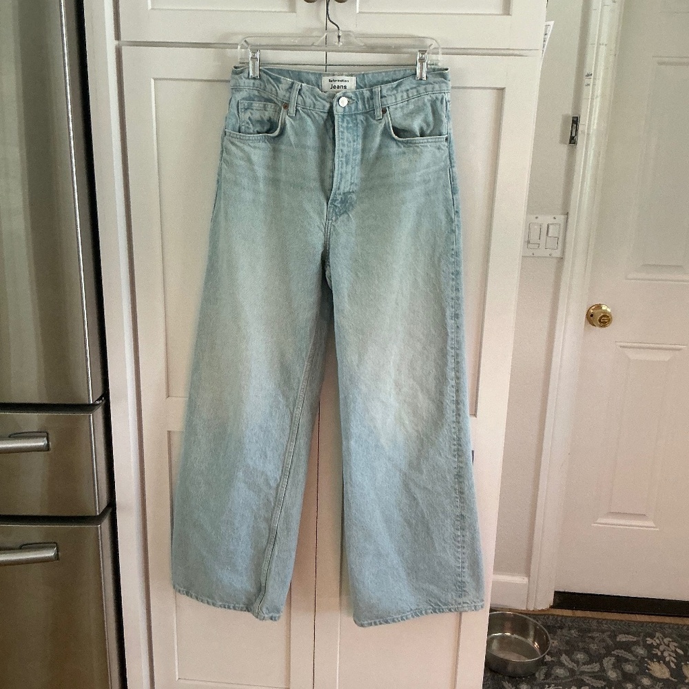 Reformation Cary High Rise Slouchy Wide Leg Jeans